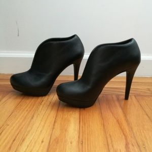 SOLD Audrey Brooke Perry Sexy Black Ankle Booties
